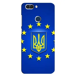 Чехол с Украинской символикой на ЗТЕ Блейд В9 (Украина это Европа)