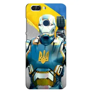 Силиконовый Чехол на ZTE Blade V9 (Я-Украина) (Украинский робокоп)