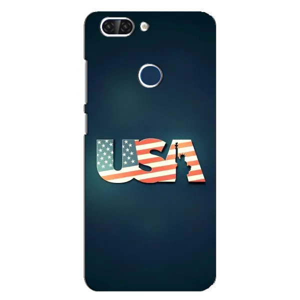 Чехол с рисунком «USA» для ZTE Blade V9 Чехол с рисунком «USA» для ZTE Blade V9