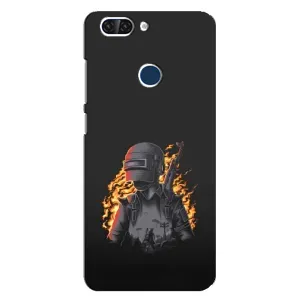 Чохол з картинкою "Герой Pubg" на ZTE Blade V9 (В полум'ї)