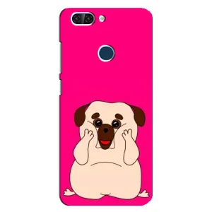Чехол (ТПУ) Милые собачки для ZTE Blade V9 (Веселый Мопсик)