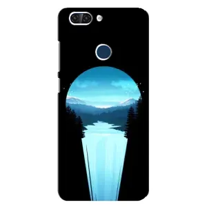 Літній Чохол на ZTE Blade V9 (Синій Водоспад)