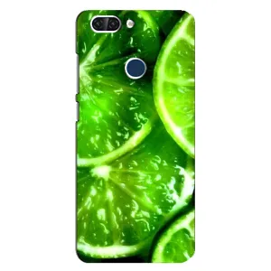 Чохол з зображенням смачної їжі для ZTE Blade V9 (Яскравий Лайм)