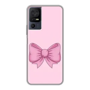Чехол банты для ZTE Nubia A75 (Розовый бантик)