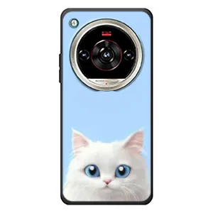 Чехол на тематику: Коты для ZTE Nubia Focus 2 Ultra (Белый кот)