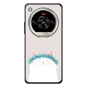 Чехол на тематику: Коты для ZTE Nubia Focus 2 Ultra (Белый котик)