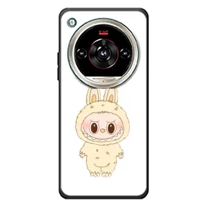Чохол з принтом Лабубу для ZTE Nubia Focus 2 Ultra (Бежевий Лабубу)