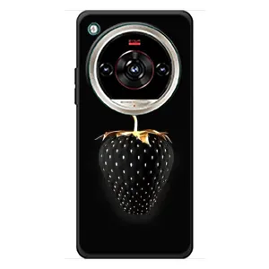 Чехол с изображением вкусной еды для ZTE Nubia Focus 2 Ultra (Чёрная клубника)
