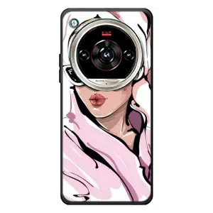 Чехол с картинкой Модные Девчонки ZTE Nubia Focus 2 Ultra (Девушка в халате)