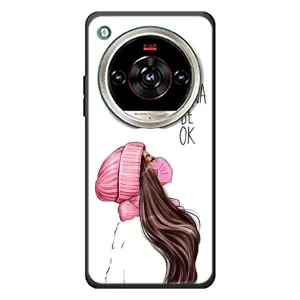 Чехол Стильные девушки на ZTE Nubia Focus 2 Ultra (Девушка в маске)