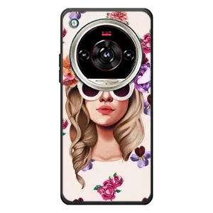 Чехол с картинкой Модные Девчонки ZTE Nubia Focus 2 Ultra (Девушка в очках)