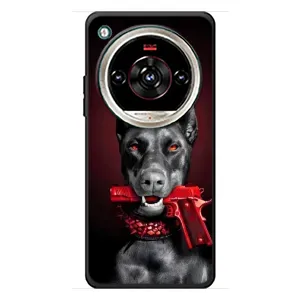 Чехол ДОБЕРМАН для ZTE Nubia Focus 2 Ultra (Доберман злой)
