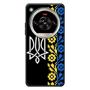Силиконовый Чехол на ZTE Nubia Focus 2 Ultra (Герб и вышыванка)
