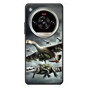 Чохол з мемами траралело тралала для ZTE Nubia Focus 2 Ultra (Гусіні і крокоділо)