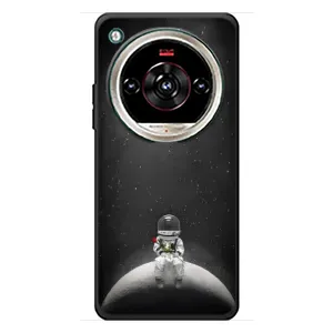 Силиконовый Чехол с принтом "Космонавты" на ZTE Nubia Focus 2 Ultra (Космонавт романтик)