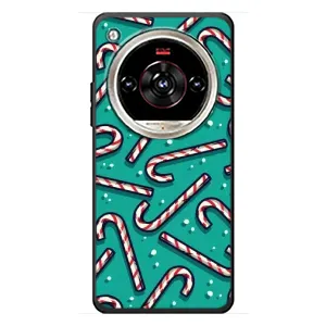 Силиконовый бампер на рождество для ZTE Nubia Focus 2 Ultra (Леденцы)