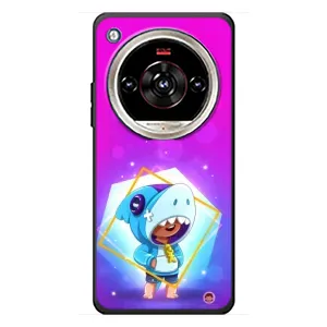 Чохол Бравл Старс для ZTE Nubia Focus 2 Ultra (Леон у костюмі Акули)