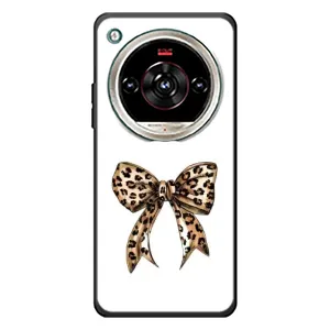 Чехол банты для ZTE Nubia Focus 2 Ultra (Леопардовый принт)