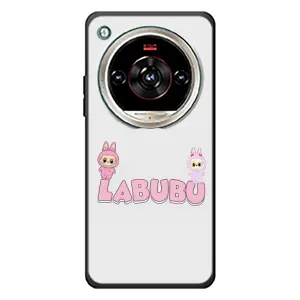Чохол з принтом Лабубу для ZTE Nubia Focus 2 Ultra (Логотип Лабубу)