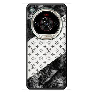Чехол Стиль Louis Vuitton на ZTE Nubia Focus 2 Ultra (LV на белом)