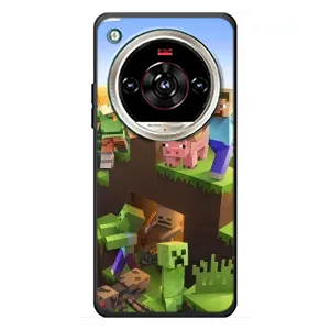 Чехлы для ZTE Nubia Focus 2 Ultra (Персонажи Майн Крафт) (Майн-крафт)