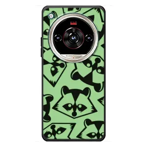 Силиконовый Чехол с Енотами на ZTE Nubia Focus 2 Ultra (Мордочки Енота)