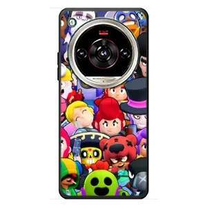 Силиконовый Чехол на ZTE Nubia Focus 2 Ultra с картинкой Brawl Stars (Персонажи)