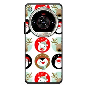 Силиконовый бампер на рождество для ZTE Nubia Focus 2 Ultra (Рождественский принт)