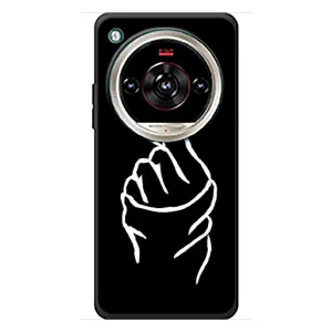 Чехлы (Знак сердечка) на ZTE Nubia Focus 2 Ultra (Сердце на черном)