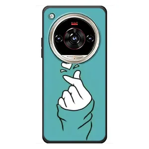 Чехлы (Знак сердечка) на ZTE Nubia Focus 2 Ultra (Сердечко на бирюзовом)