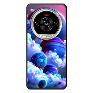Чехлы КОСМОС для ZTE Nubia Focus 2 Ultra (Синие планеты)