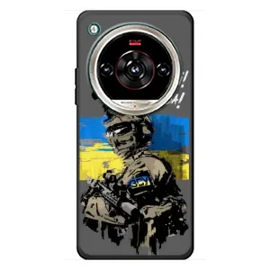 Патріотичний Чохол для ZTE Nubia Focus 2 Ultra (Слава Україні)