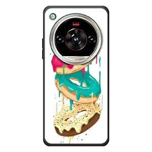 Чехол с изображением вкусной еды для ZTE Nubia Focus 2 Ultra (Сочные пончики)