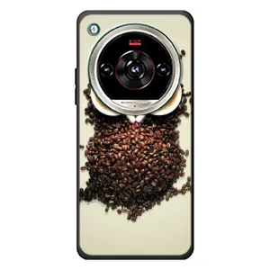 Чехлы с принтом СОВЫ для ZTE Nubia Focus 2 Ultra (Сова с зерен кофе)