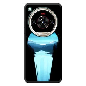 Летний Чехол на ZTE Nubia Focus 2 Ultra (Синий Водопад)