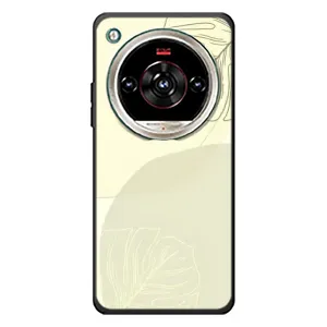Чехол цветочный дизайн для ZTE Nubia Focus 2 Ultra (Зелёный фон)