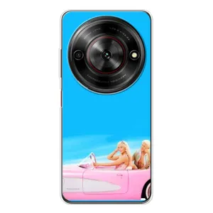 Силиконовый Чехол Барби Фильм на ZTE Nubia Focus 5G (Барби и Кен)