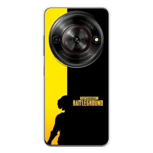 Чехол (TPU) с картинкой "Лого Пабг" на Нубия Фокус 5Джи (Battlegrounds)