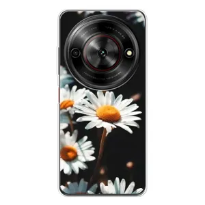 Чехол с ромашками на ZTE Nubia Focus 5G (Белые ромашки)