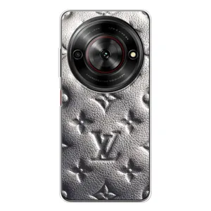 Текстурный Чехол Louis Vuitton для Нубия Фокус 5Джи (Бежевый ЛВ)