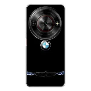 Силіконовий бампер з картинкою машини на ZTE Nubia Focus 5G (Чорний BMW)