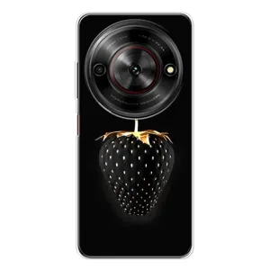 Чехол с изображением вкусной еды для ZTE Nubia Focus 5G (Чёрная клубника)