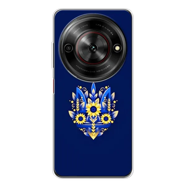 Чехол с рисунком «Цветущий Герб» для ZTE Nubia Focus 5G