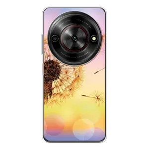 Силиконовый Чехол с одуванчиками на ZTE Nubia Focus 5G (Цветок-одуванчик)