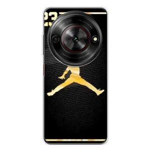 Силиконовый Чехол Nike Air Jordan на Нубия Фокус 5Джи (Джордан 23)