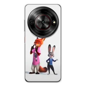 Силиконовый чехол с принтом Зоотрополіс для ZTE Nubia Focus 5G (Джуди и Ник)