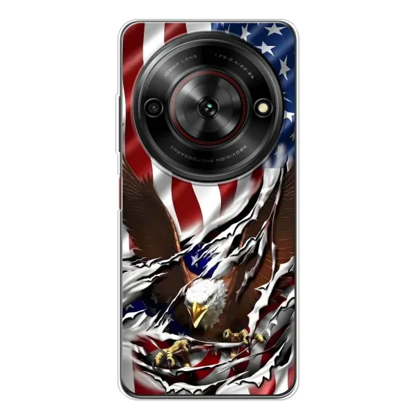 Чехол с рисунком «Флаг USA» для ZTE Nubia Focus 5G Чехол с рисунком «Флаг USA» для ZTE Nubia Focus 5G