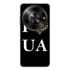Силиконовый Чехол на ZTE Nubia Focus 5G (Я-Украина) (I Love UA)