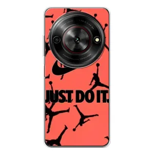 Силиконовый Чехол Nike Air Jordan на Нубия Фокус 5Джи (Just Do It)