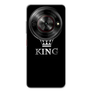 Чехол (Корона на чёрном фоне) для Нубия Фокус 5Джи (KING)